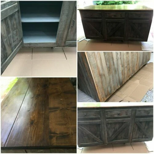 Carros Handmade Madera Maciza Marrón