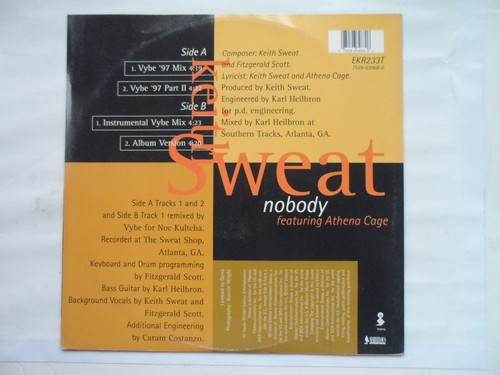 3 x KEITH SWEAT 12" VINYL SINGLE BUNDLE NOBODY I WANT HER JUST A TOUCH *VG+* - Picture 11 of 13