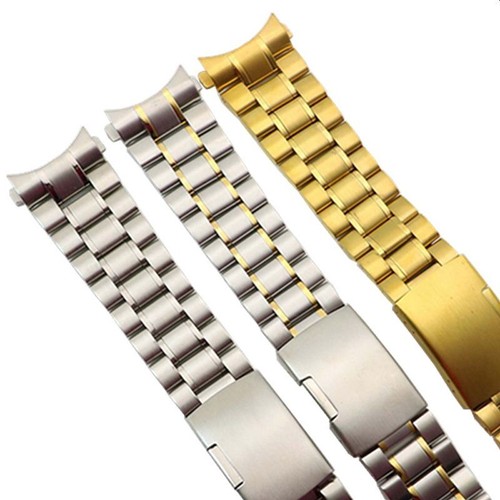 Estremità Curva Acciaio Inox Orologio Cinturino Bracciale Ricambio 18 20 22 24mm - Imagen 7 de 17