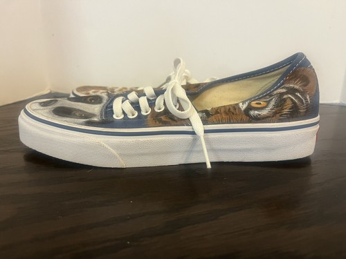 Vans Animal Print Men’s 8.5, Women’s 10. Never Worn. Custom Made, One Of A Kind - Picture 6 of 14
