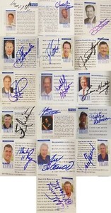 17 Autographs Including Mike Ditka Stan Mikita & Rollie Fingers w PSA/DNA LOA