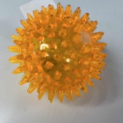 5 Bouncy Light Up Balls for Kids - LED Flashing Spiky Sensory Stress Balls - Picture 5 of 7