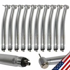 10pc SANDENT NSK PANA MAX Style Dental High Speed Handpiece Push Button 4 Hole