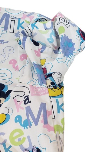 Wonderful World Of Disney Small White Mickey Mouse And Minnie Mouse Scrub - Picture 9 of 9