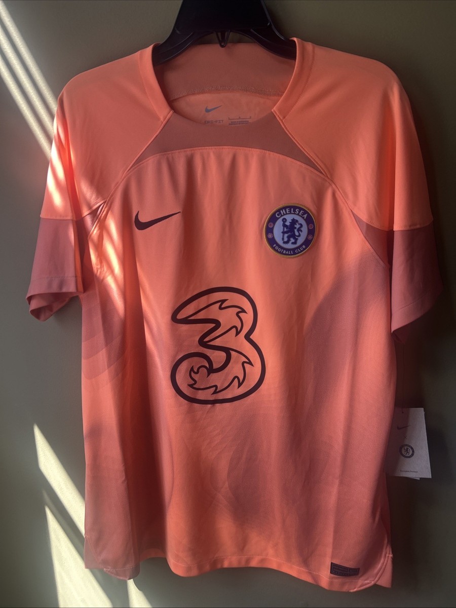 Nike Chelsea 22/23 Orange Football/Soccer Goalkeeper Jersey Size