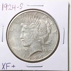 1924-S $1 Peace Silver Dollar in XF+ Condition #6823