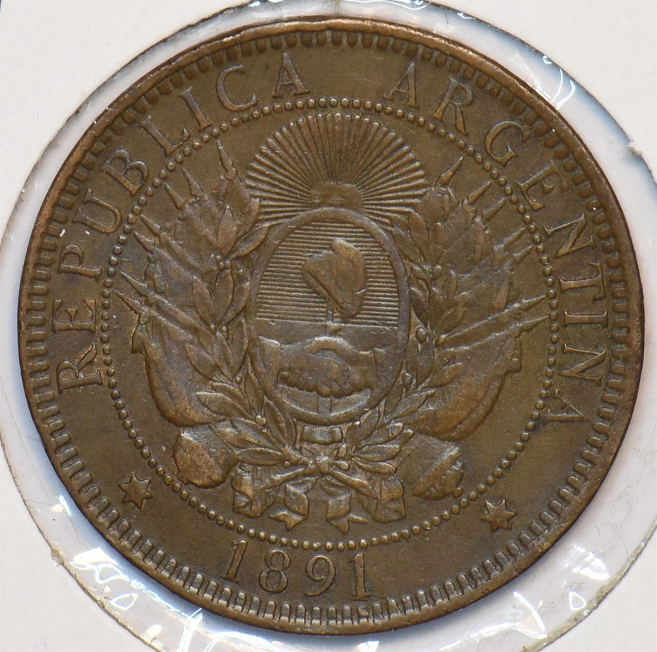 Argentina 1891 2 centavos 295002 envío combinado Foto 2 de 2