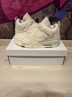 Air Jordan 4 Retro Blank Canvas Beige