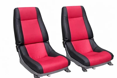 for CHEVY CORVETTE C3 1979-1982 IGGEE S.LEATHER CUSTOM MADE FIT SEAT COVERS - Bild 1 von 4