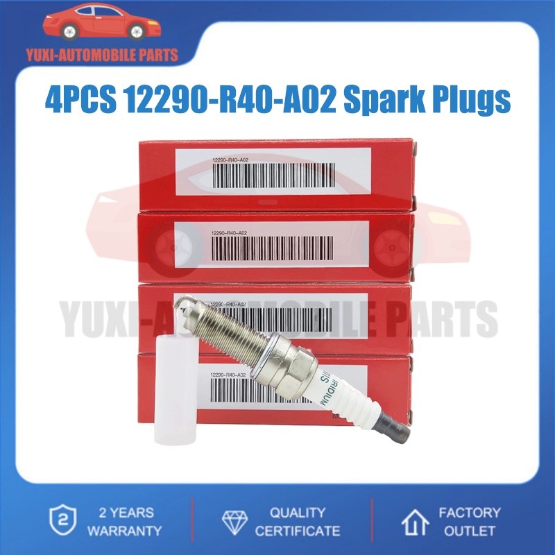 4x Genuine 12290-R40-A02 SXU22HCR11S Iridium Spark Plugs 3461 Fits Honda RL MDX