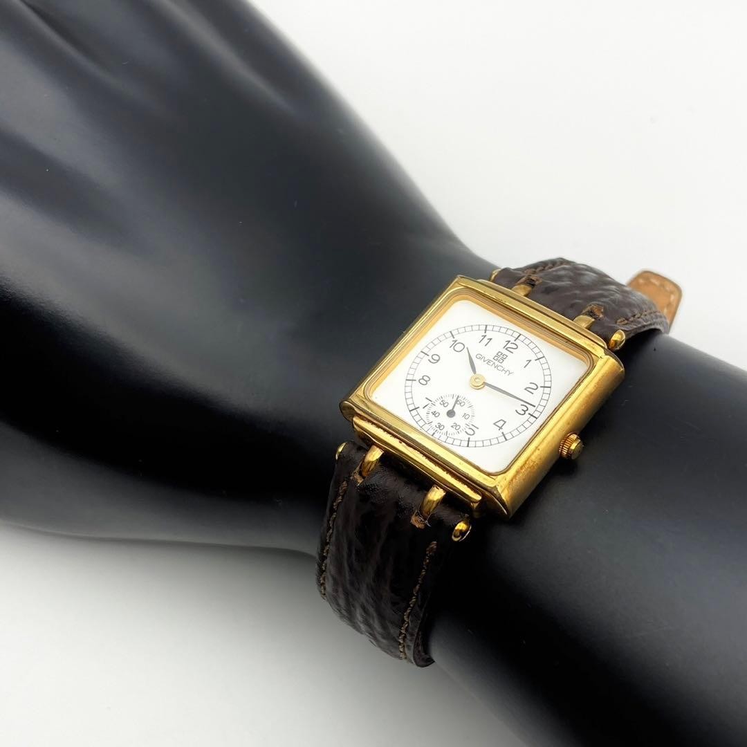 [Working] Givenchy Small Seconds Square Quartz Wa… - image 5