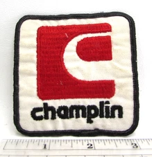 Vintage Champlin Oil Refinery C Logo Jacket Patch Enid Oklahoma Petroleum D