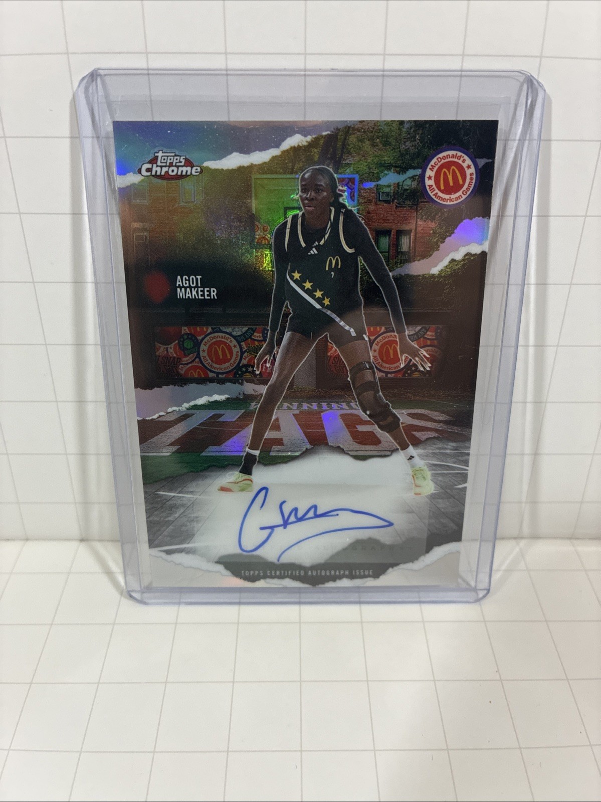 AGOT MAKEER 2025-26 TOPPS CHROME MCDONALD'S WINNING TAGS AUTOGRAPH