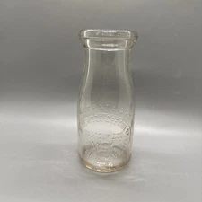 BLUERIDGE CREAMERY Luray Virginia VA Embossed Half Pint 1/2