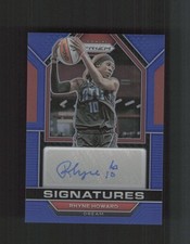 2023 Panini Prizm WNBA #SG-RHW Rhyne Howard Signatures Blue /49 AUTO