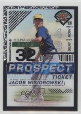 2024 Panini Prospect Edition Black Velocity Prizm 12/39 Jacob Misiorowski uk2