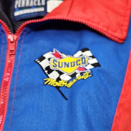 Mens Vintage Sunoco Motorsports Racing Pinnacle Select Lightweight Jacket XL - Picture 3 of 13