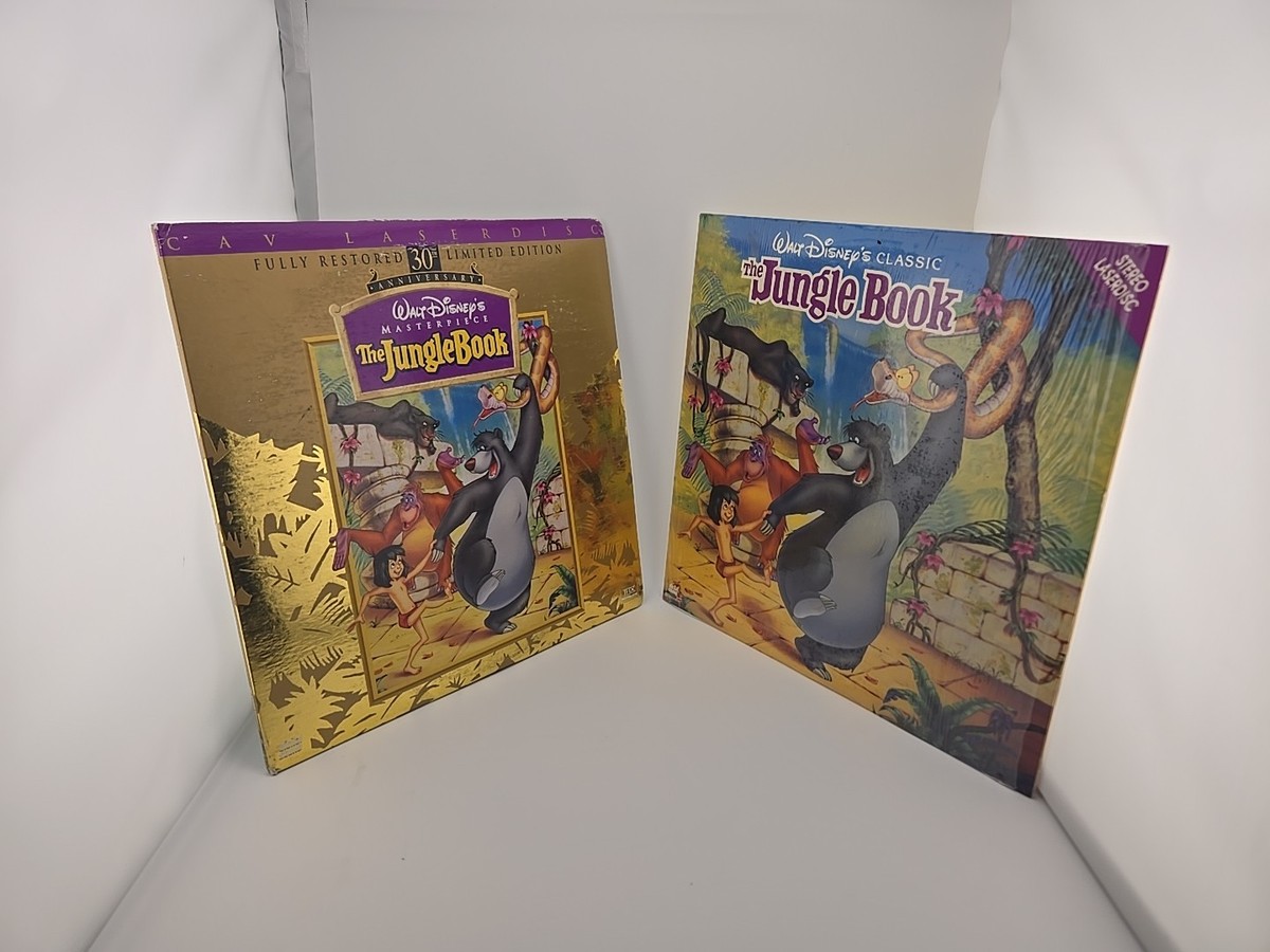 Lot Of 2 The Jungle Book Walt Disney Laserdisc 30th Anniversary