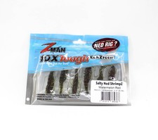 Zman Soft Bait Salty Ned ShrimpZ 2.5 Inch 6/Pack Watermelon Red (4366)