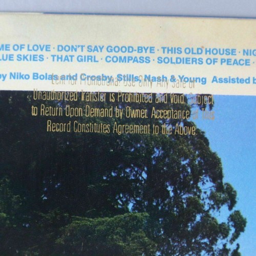 Crosby Stills Nash & Young American Dream PROMO Vinyl Record LP 1988 Atlantic - Imagen 4 de 8