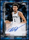 DIGITAL 2025-26  Topps Chrome Sapphire Victor Wembanyama Blue Autograph MVP