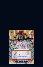 2024 Topps Big League  ELLY DE LA CRUZ  RC Auto Opening Act Signature  Bunt Card