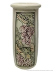 Large Art Deco Weller Pottery Vase Grape Vine Scroll Purple Orange Green