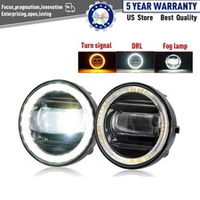 4.7 Led Fog Lights Assembly Driving Whiteyellow For Toyota Tacoma 2005-2011
