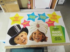 PF FLYERS 1971 Blackstone magician store display sign magic trick kit premium (9