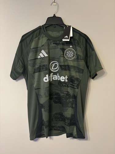 adidas 2024-25 Celtic Men's Stadium Third Jersey - Men’s Large - Slim Fit / NWT