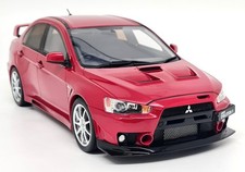 Otto 1/18 Mitsubishi Lancer Evo X FQ 400 Metallic Red 2012 Resin Scale Model Car