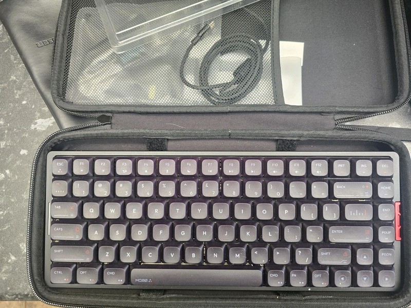 IQUNIX MQ80 Wireless Premium Low-Profile Aluminium Mechanical Keyboard | Black