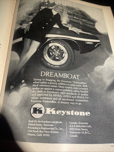 Hot Rod Magazine March 1971 Edition In Very Good Condition-see Photos - Picture 8 of 9