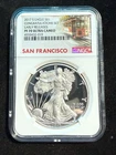 2017 S AMERICAN SILVER EAGLE CONGRATULATIONS SET E.R. NGC PF70 ULTRA CAMEO