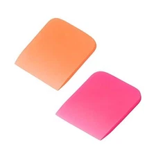  Small Squeegee 2pcs Soft Rubber PPF Squeegee Wrapping Scraper for Curved 