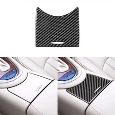 Carbon Fiber Gear Shift Storage Box Panel Trim For Benz CLS Class C219 2004-2009