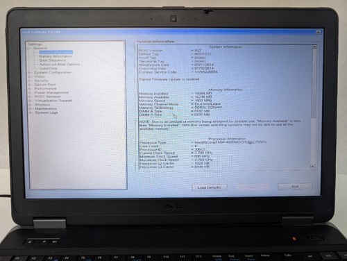 Dell Latitude E6540 15.6