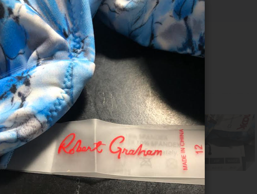 Robert Graham Bathing Suit NWT Sz 12 - Picture 9 of 11