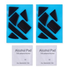 2 Sets Black Mouse Feet Skates Kit for Razer Basilisk Ultimate Replacement Pad