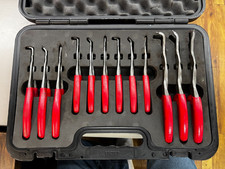Snap-on Snap Ring Plier 12 Pc Set Model Pb202b Red