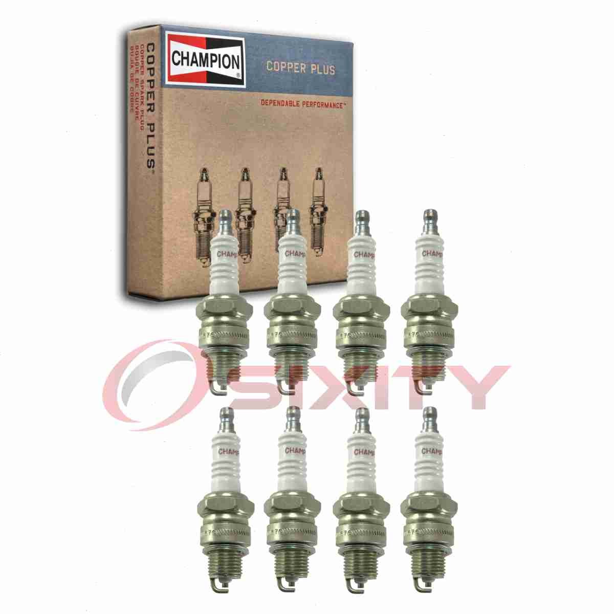 8 pc Champion Copper Plus 932M Spark Plugs for QL82YC 6422 3133 1506 1503 wa