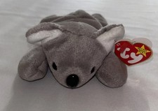 Rare Vintage TY Beanie Babies Mel the Koala Bear 1996 4th Generation PVC Pellets