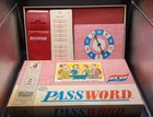 1963 Password Game 4260 Volume Three Milton Bradley Vintage Board Game Retro