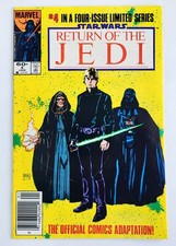 Star Wars Return of the Jedi #4 Newsstand 1983 Marvel Cleaned & Pressed VF/NM
