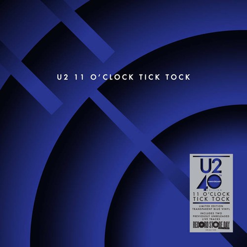 U2 - 11 O’Clock Tick Tock - Limited Blue Vinyl 12" -RSD / Record Store Day 2020 - Imagen 2 de 3