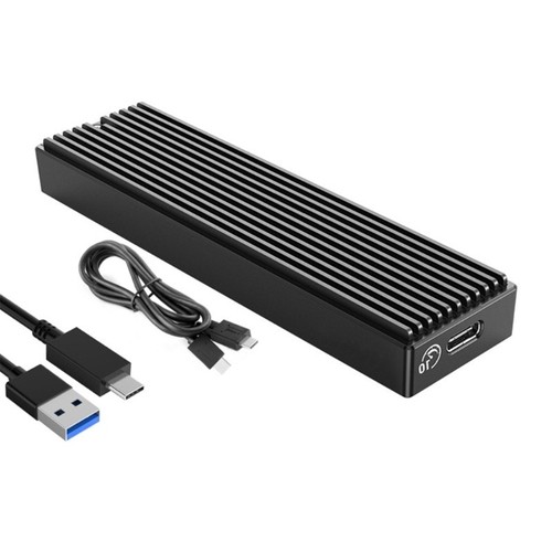 USB 3.1 10Gbps M.2 NVME Hard Drive Enclosure Hard Drive Case Mobile Externally - Afbeelding 7 van 8