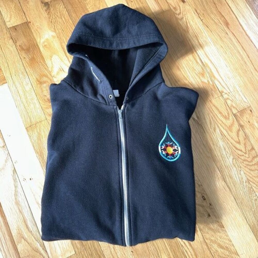 American Apparel F497 Flex Metal Zipper Long Sleeve Hooded Fleece Hoodie 2XL image 6