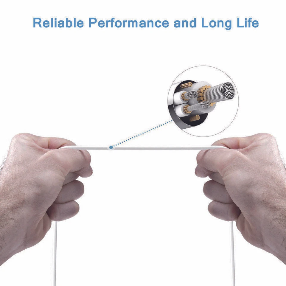 PACK de 10 cables micro USB cable cargador a granel para Android Samsung Moto HTC LG Foto 4 de 4