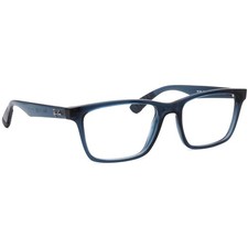 Ray-Ban Eyeglasses RB 7025 5719 Blue Transparent Square Frame 55 17 145