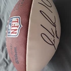 Isaiah Pacheco Autographed Wilson NFL Football White Panel NFL Logo Signed Ball